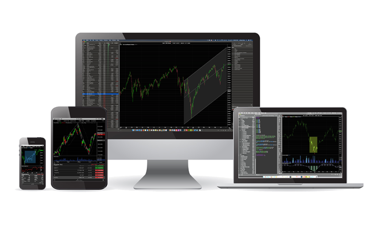 ProTA displayed on an iPhone, iPad, iMac and Powerbook Pro